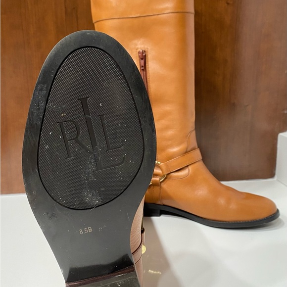 🎉REDUCED🎉Ralph Lauren Jacqui Riding Boots in size 8.5M, worn twice please pic - Picture 3 of 8